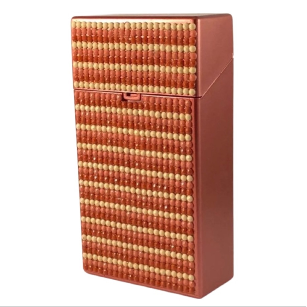 Diamond Painted Cigarette 100s Case